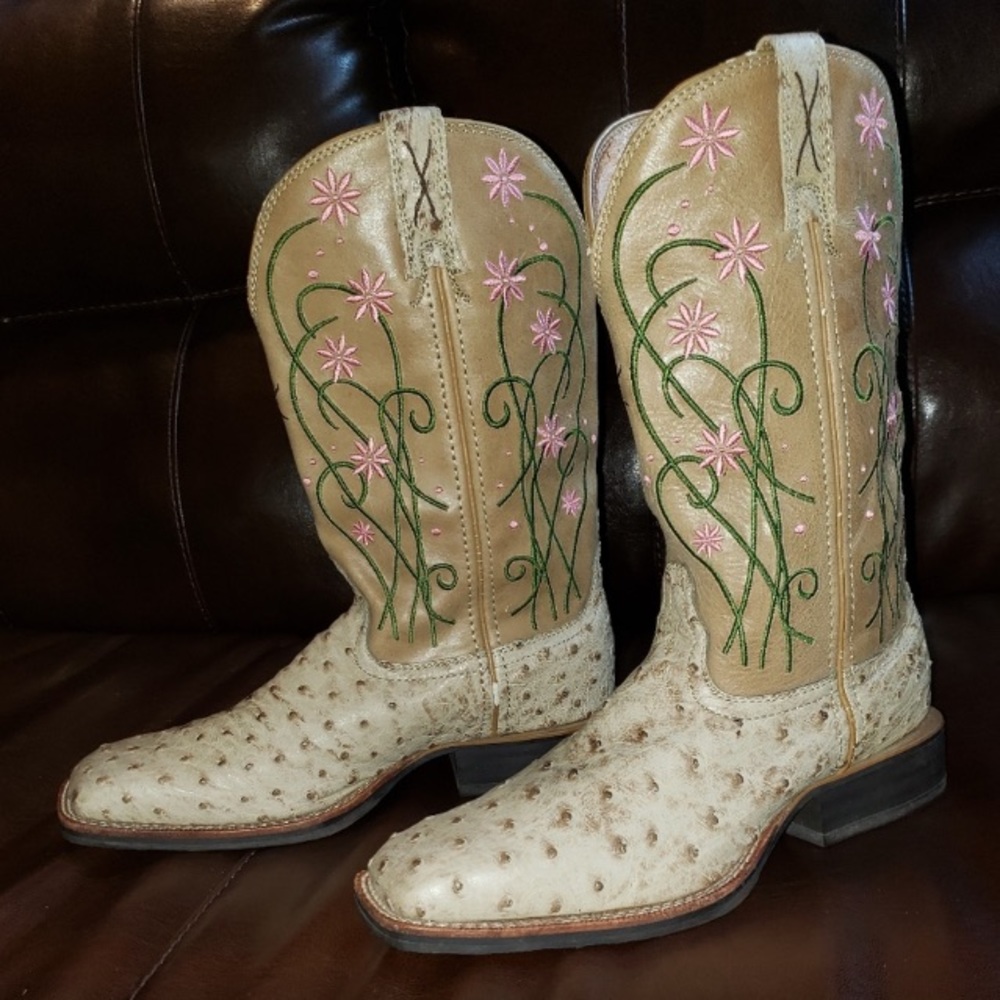 Genuine Ostrich Womens Twisted X Boots